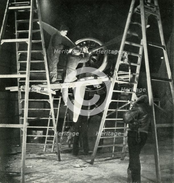 'Flight Mechanics; Also a W.A.A.F. Trade', c1943. Creator: Cecil Beaton.
