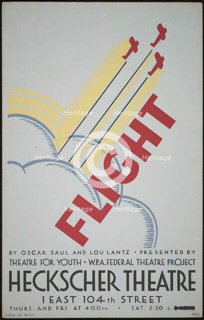 Flight, New York, 1936. Creator: Unknown.