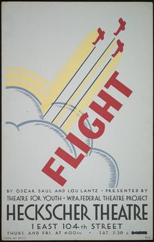 Flight, New York, 1936. Creator: Unknown