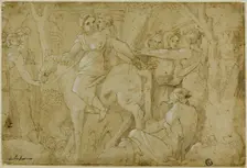 Flight of Clelia, c. 1524. Creator: Unknown