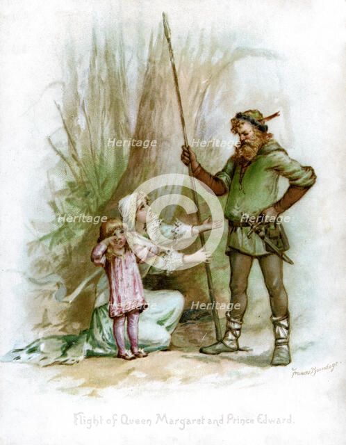 'Flight of Queen Margaret and Prince Edward', 1897.Artist: Frances Brundage