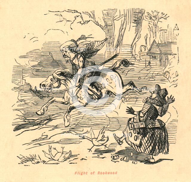 'Flight of Rookwood', 1897.  Creator: John Leech.