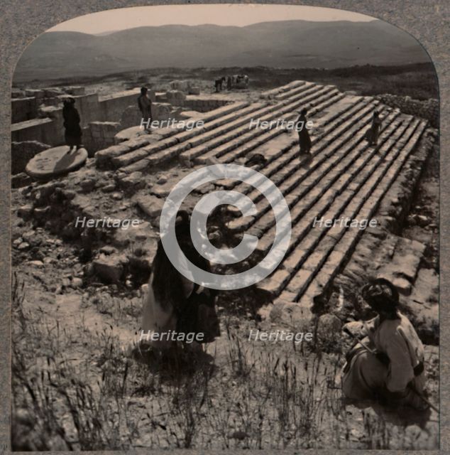 'Flight of steps, Samaria', c1900. Artist: Unknown.