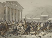 Flight of the French army through Vilnius, 1847