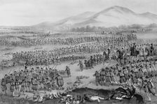 Flight of The Mexican Army at The Battle of Buena Vista, Feb. 23, 1847. Creator: Unknown