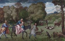 Flight into Egypt, 1508. Creator: Titian