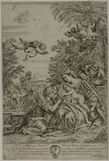 Flight into Egypt, 1647/66. Creator: Pier Francesco Mola