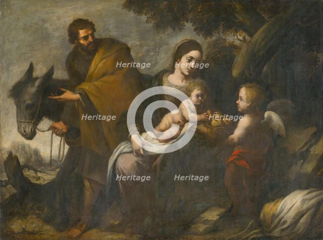 Flight into Egypt, 1650-1700. Creator: Bartolomé Esteban Murillo.