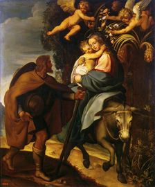 Flight into Egypt, 1600. Creator: Bartolome Carducho