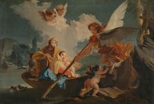 Flight into Egypt, 1750-1810. Creator: Giovanni Battista Tiepolo (follower of)