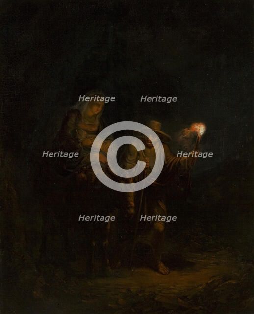 Flight into Egypt, 1812. Creator: Alexander Lauréus.