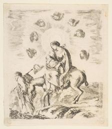 Flight into Egypt, ca. 1641. Creator: Stefano della Bella