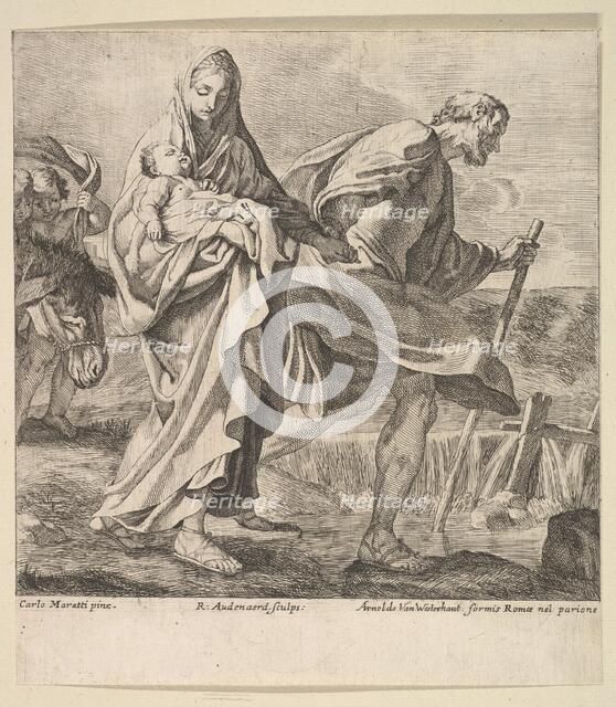Flight into Egypt. Creator: Robert van Audenaerde.