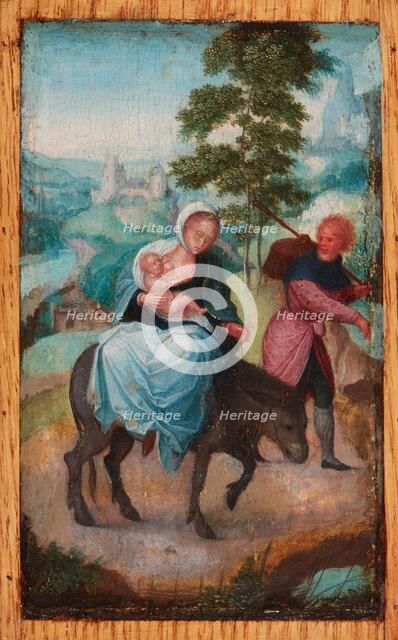 Flight into Egypt, about 1515-1551. Creator: Adriaen Isenbrandt.