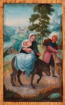 Flight into Egypt, about 1515-1551. Creator: Adriaen Isenbrandt