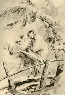 Flight into Egypt before 1752, (1928). Artist: Giovanni Battista Tiepolo