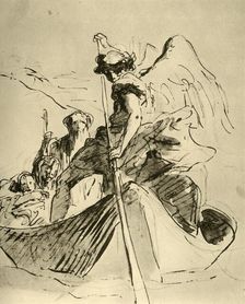 Flight into Egypt mid 18th century, (1928). Artist: Giovanni Battista Tiepolo