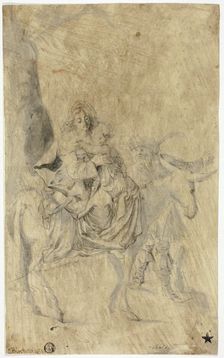 Flight into Egypt, n.d. Creator: Cornelis Bisschop