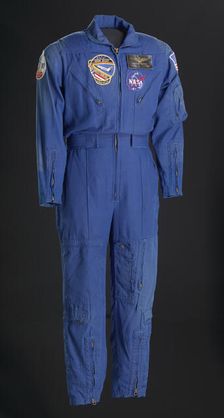 Flight suit worn by Charles F. Bolden during his first spaceflight, 1986. Creator: Gibson & Barnes