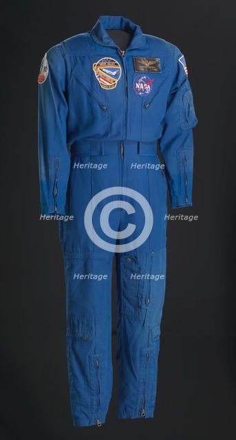 Flight suit worn by Charles F. Bolden during his first spaceflight, 1986. Creator: Gibson & Barnes.