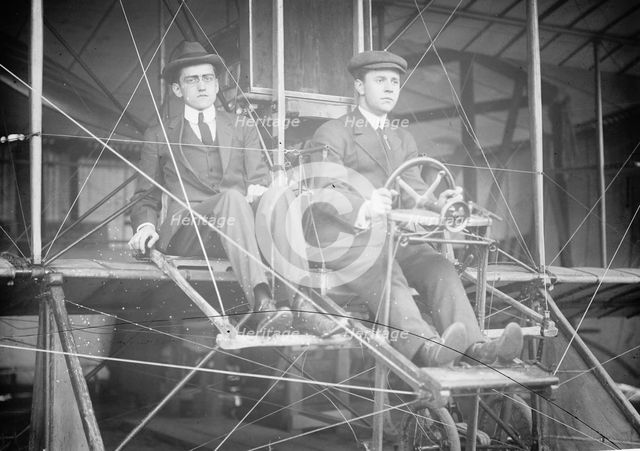 Flights And Tests of Rex Smith Plane Flown By Anthony Jannus - The Plane with Rufus R..., 1912. Creator: Harris & Ewing.