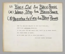 Flier for the Madison County Movement, 1966. Creator: Unknown