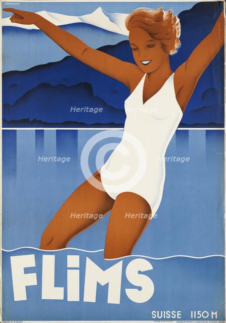 Flims, 1939. Creator: Handschin, Johannes (1899-1948).