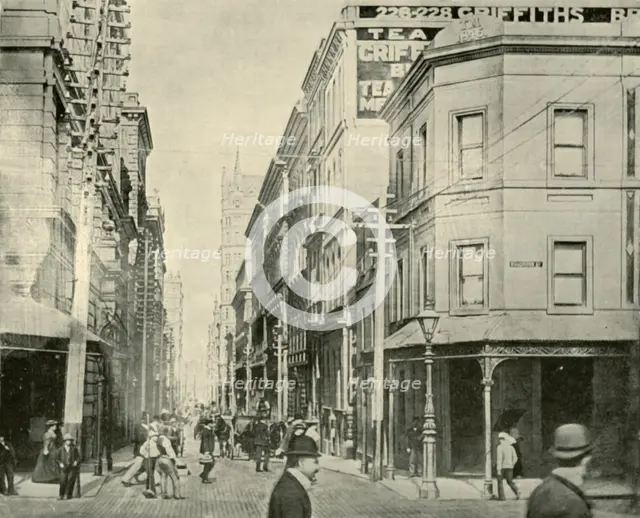 'Flinders Lane, Melbourne', 1901. Creator: Unknown.