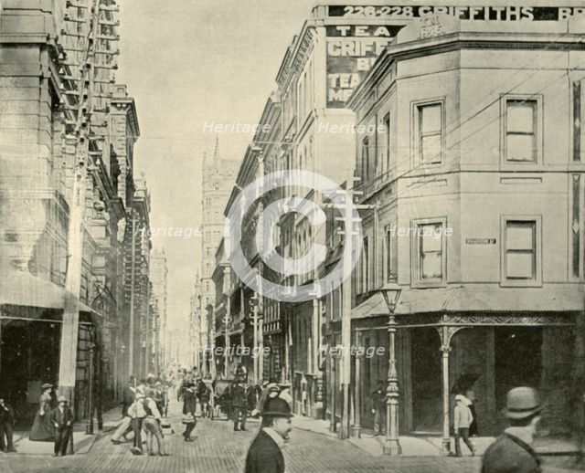 'Flinders Lane, Melbourne', 1901. Creator: Unknown.