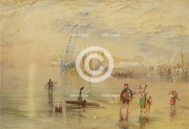 'Flint Castle, North Wales', 1834-1838. Artist: JMW Turner.