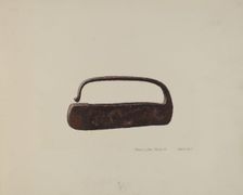 Flint Striker, c. 1939. Creator: Henrietta S. Hukill