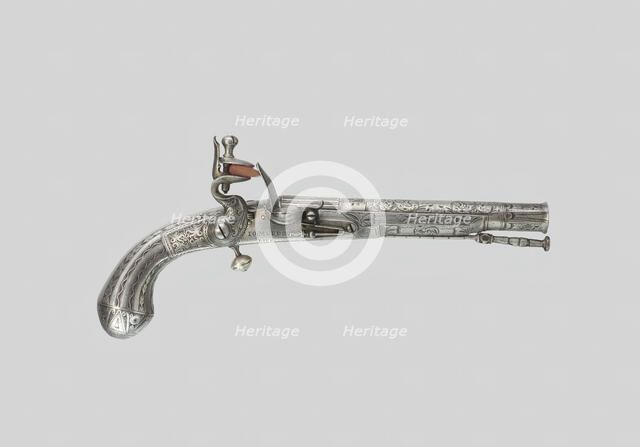Flintlock Belt Pistol, Doune, c. 1780. Creator: John Murdoch.