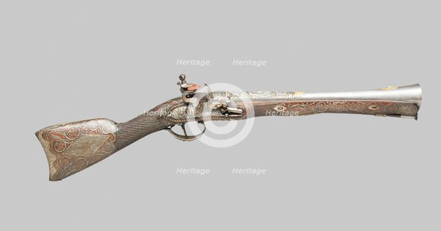 Flintlock Blunderbuss Carbine, Spain, 1500/25. Creator: Unknown.