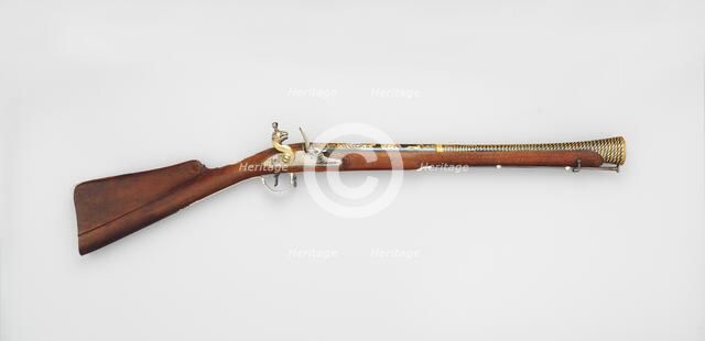 Flintlock Blunderbuss, Indian, Seringapatam, dated Mauludi era 1222/A.D. 1793-94. Creator: Unknown.