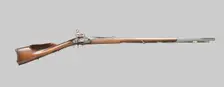 Flintlock Fowling Gun with Miquelet Lock, Madrid, 1750. Creator: Augustin Hortiz