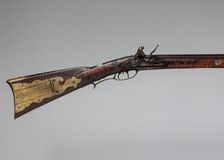 Flintlock Longrifle, American, Pennsylvania, York County, ca. 1795. Creator: George Schreyer