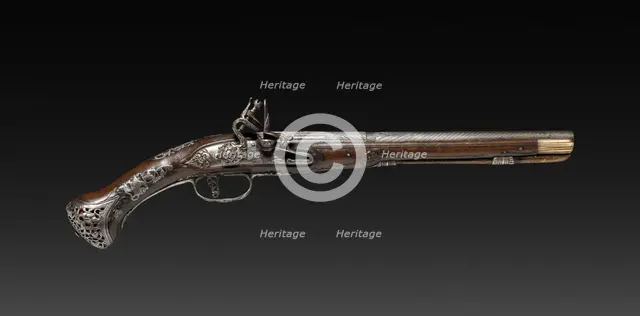 Flintlock Pistol, 1788. Creator: Unknown.