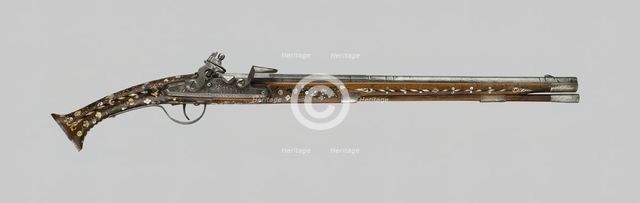 Flintlock Pistol, Alsace, 1640/50. Creator: Unknown.