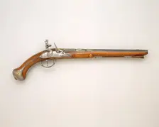 Flintlock Pistol Made for Charles XI of Sweden (1655-1697), French, Paris, dated 1676. Creator: Bertrand Piraube