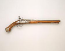 Flintlock Pistol Made for Charles XI of Sweden (1655-1697), French, Paris, dated 1676. Creator: Bertrand Piraube