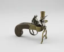 Flintlock Strike-A-Light, England, early 19th century. Creator: P. Bond England