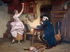 Flirtation 1885. Artist: John Francis Rigaud