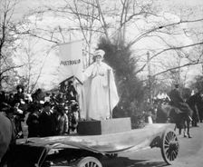 Float in suffrage parade, 1913. Creator: Bain News Service