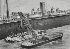 Floating coal elevator, 1883. Creator: Tomás Carlos Capuz