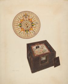 Floating Compass, c. 1938. Creator: Archie Thompson