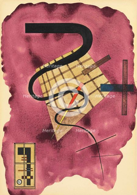 Floating line (Schwebende Linie) , 1924.