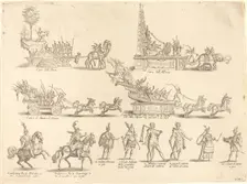 Floats and Participants, 1616. Creator: Jacques Callot