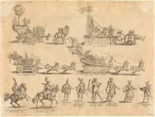 Floats and Participants, 1616. Creator: Jacques Callot