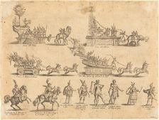 Floats and Participants, 1616. Creator: Jacques Callot