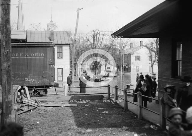 Flood at Cincinnati - 1913 Creator: Bain News Service.